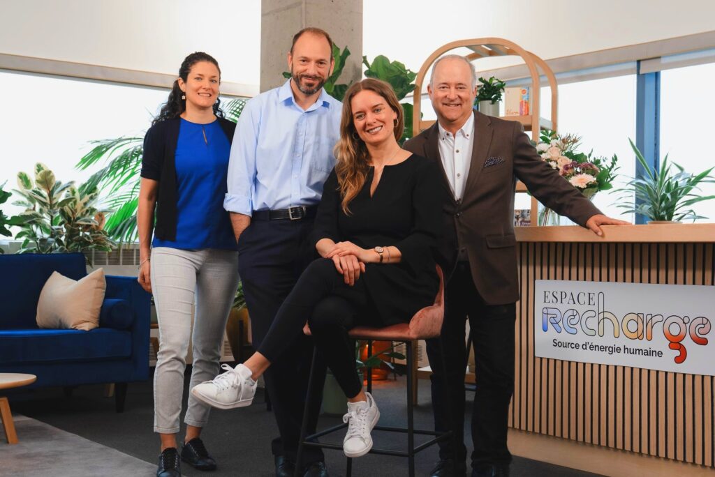 Espace recharge, bien-être des employés