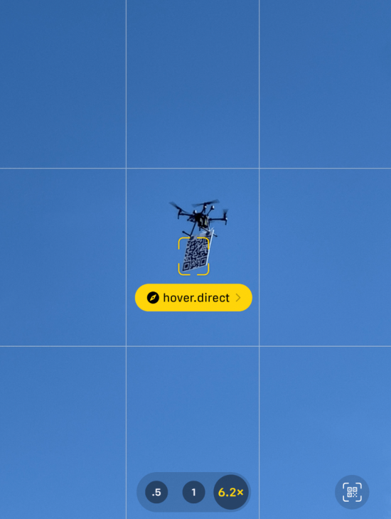 drone de livraison en plein vol