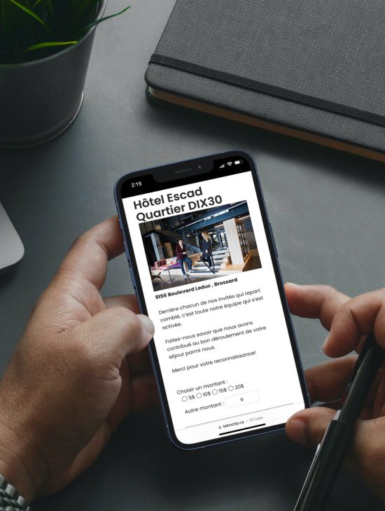 teknotip - pourboire électronique